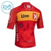 Maglia 2026 Uno-X Mobility Manica Corta Rosso Bambini