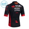 Maglia 2026 Visma Lease A Bike Manica Corta Nero Bambini