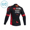 Maglia 2026 Visma Lease A Bike Manica Lunga Nero Bambini