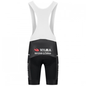 Pantaloncino con bretelle 2025 Visma Lease A Bike Nero