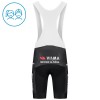Pantaloncino con bretelle 2025 Visma Lease A Bike Nero Bambini