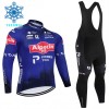 Completo Maglia ML + Pantaloncino con bretelle ML 2026 Alpecin Premier Tech Winter Invernale Blu