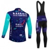 Completo Maglia ML + Pantaloncino con bretelle ML 2026 Bahrain Victorious Blu