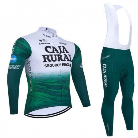 Completo Maglia ML + Pantaloncino con bretelle ML 2026 Caja Rural Seguros RGA Verde Completo Maglia ML + Pantaloncino con bretelle ML 2026 Caja Rural Seguros RGA Verde