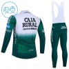 Completo Maglia ML + Pantaloncino con bretelle ML 2026 Caja Rural Seguros RGA Verde Bambini