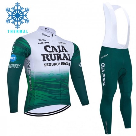 Completo Maglia ML + Pantaloncino con bretelle ML 2026 Caja Rural Seguros RGA Winter Invernale Verde Completo Maglia ML + Pantaloncino con bretelle ML 2026 Caja Rural Seguros RGA Winter Invernale Verde