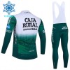 Completo Maglia ML + Pantaloncino con bretelle ML 2026 Caja Rural Seguros RGA Winter Invernale Verde