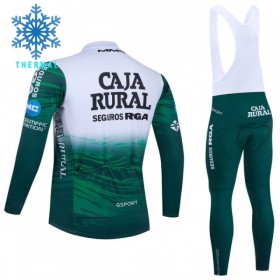 Completo Maglia ML + Pantaloncino con bretelle ML 2026 Caja Rural Seguros RGA Winter Invernale Verde
