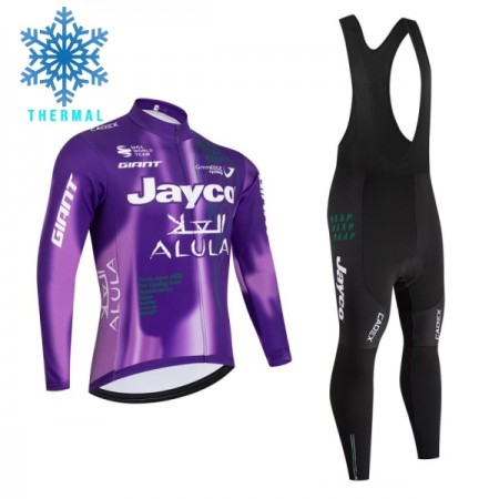 Completo Maglia ML + Pantaloncino con bretelle ML 2026 Jayco Alula Purple Winter Invernale Completo Maglia ML + Pantaloncino con bretelle ML 2026 Jayco Alula Purple Winter Invernale