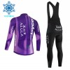 Completo Maglia ML + Pantaloncino con bretelle ML 2026 Jayco Alula Purple Winter Invernale