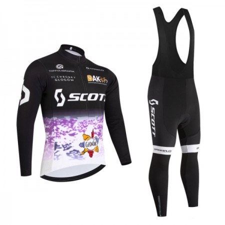 Completo Maglia ML + Pantaloncino con bretelle ML 2026 Scott Nero