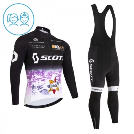 Completo Maglia ML + Pantaloncino con bretelle ML 2026 Scott Nero Bambini Completo Maglia ML + Pantaloncino con bretelle ML 2026 Scott Nero Bambini