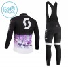Completo Maglia ML + Pantaloncino con bretelle ML 2026 Scott Nero Bambini
