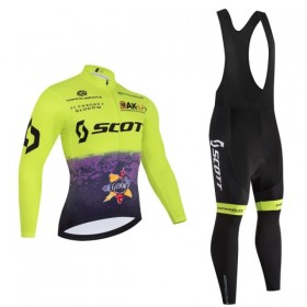Completo Maglia ML + Pantaloncino con bretelle ML 2026 Scott Verde
