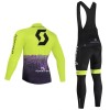 Completo Maglia ML + Pantaloncino con bretelle ML 2026 Scott Verde