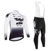 Completo Maglia ML + Pantaloncino con bretelle ML 2026 Tirol KTM Bianco