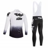 Completo Maglia ML + Pantaloncino con bretelle ML 2026 Tirol KTM Bianco