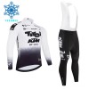 Completo Maglia ML + Pantaloncino con bretelle ML 2026 Tirol KTM Winter Invernale Bianco Completo Maglia ML + Pantaloncino con bretelle ML 2026 Tirol KTM Winter Invernale Bianco