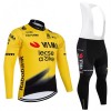 Completo Maglia ML + Pantaloncino con bretelle ML 2026 Visma Lease A Bike Giallo Completo Maglia ML + Pantaloncino con bretelle ML 2026 Visma Lease A Bike Giallo