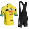 Completo Maglia + Pantaloncino con bretelle 2026 Anicolor Campicarn Manica Corta Giallo