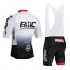 Completo Maglia + Pantaloncino con bretelle 2026 BMC Switzerland Manica Corta Bianco
