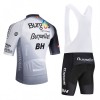 Completo Maglia + Pantaloncino con bretelle 2026 Burgos Burpellet BH Manica Corta Bianco
