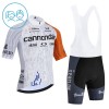 Completo Maglia + Pantaloncino con bretelle 2026 Cannondale Manica Corta Bianco Bambini Completo Maglia + Pantaloncino con bretelle 2026 Cannondale Manica Corta Bianco Bambini