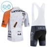 Completo Maglia + Pantaloncino con bretelle 2026 Cannondale Manica Corta Bianco Bambini
