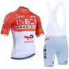 Completo Maglia + Pantaloncino con bretelle 2026 INEOS Grenadiers Manica Corta Rosso Completo Maglia + Pantaloncino con bretelle 2026 INEOS Grenadiers Manica Corta Rosso