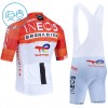 Completo Maglia + Pantaloncino con bretelle 2026 INEOS Grenadiers Manica Corta Rosso Bambini