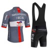 Completo Maglia + Pantaloncino con bretelle 2026 Netcompany Ineos Gray Manica Corta