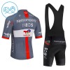 Completo Maglia + Pantaloncino con bretelle 2026 Netcompany Ineos Gray Manica Corta Bambini