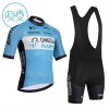 Completo Maglia + Pantaloncino con bretelle 2026 Omega Pharma Manica Corta Blu Bambini Completo Maglia + Pantaloncino con bretelle 2026 Omega Pharma Manica Corta Blu Bambini