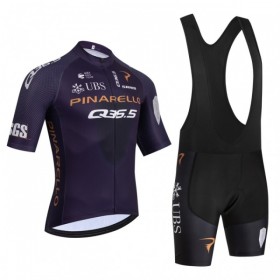 Completo Maglia + Pantaloncino con bretelle 2026 Q36.5 Manica Corta Nero