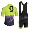 Completo Maglia + Pantaloncino con bretelle 2026 Scott Manica Corta Verde