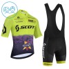 Completo Maglia + Pantaloncino con bretelle 2026 Scott Manica Corta Verde Bambini Completo Maglia + Pantaloncino con bretelle 2026 Scott Manica Corta Verde Bambini