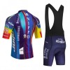 Completo Maglia + Pantaloncino con bretelle 2026 Solution Tech NIPPO Rali Manica Corta Blu