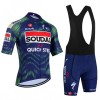 Completo Maglia + Pantaloncino con bretelle 2026 Soudal Quick Step Manica Corta Blu Completo Maglia + Pantaloncino con bretelle 2026 Soudal Quick Step Manica Corta Blu