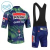 Completo Maglia + Pantaloncino con bretelle 2026 Soudal Quick Step Manica Corta Blu Bambini