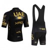 Completo Maglia + Pantaloncino con bretelle 2026 UAE TEAM EMIRATES XRG Manica Corta Giallo
