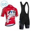 Completo Maglia + Pantaloncino con bretelle 2026 Ukyo Manica Corta Rosso Bambini