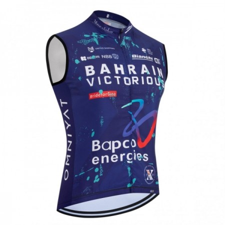 Gilet 2026 Bahrain Victorious Blu Gilet 2026 Bahrain Victorious Blu