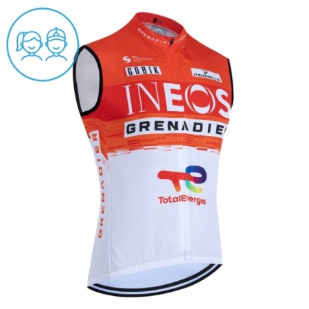 Gilet 2026 INEOS Grenadiers Rosso Bambini