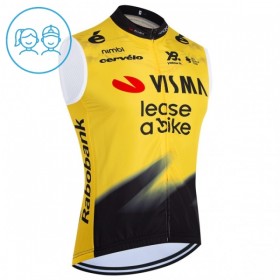 Gilet 2026 Visma Lease A Bike Giallo Bambini