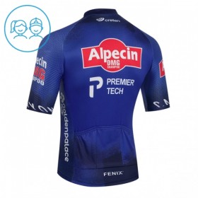 Maglia 2026 Alpecin Premier Tech Manica Corta Blu Bambini