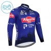 Maglia 2026 Alpecin Premier Tech Manica Lunga Blu Bambini Maglia 2026 Alpecin Premier Tech Manica Lunga Blu Bambini