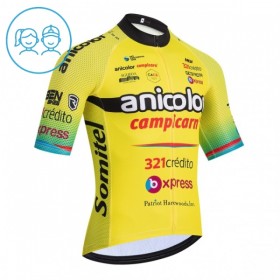 Maglia 2026 Anicolor Campicarn Manica Corta Giallo Bambini