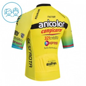 Maglia 2026 Anicolor Campicarn Manica Corta Giallo Bambini