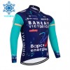 Maglia 2026 Bahrain Victorious Manica Lunga Winter Invernale Blu