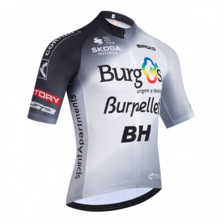 Maglia 2026 Burgos Burpellet BH Manica Corta Bianco Maglia 2026 Burgos Burpellet BH Manica Corta Bianco